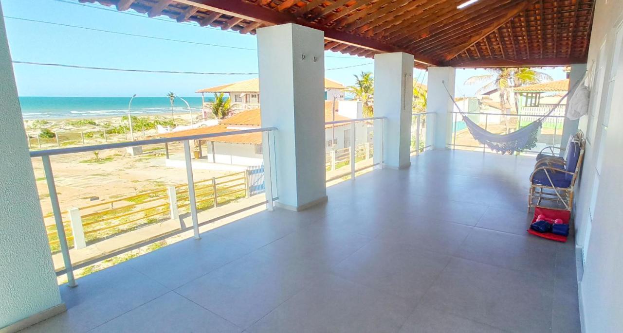 Casa duplex beira mar reformada com piscina no Peito Moça Luís Correia Exterior foto